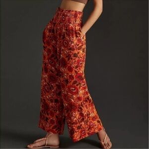 Anthropologie High Waisted Wide-Leg Pants